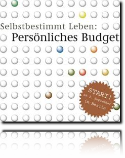 Bild Broschüre Selbstbestimmt Leben: Persönliches Budget